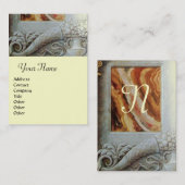 CORNUCOPIA MONOGRAM, heldergrijs Visitekaartje (Voorkant / Achterkant)