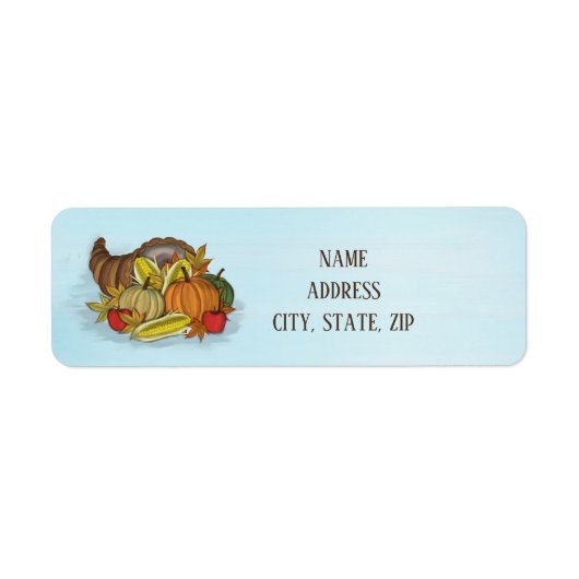 Cornucopia Oogst Label (Voorkant)