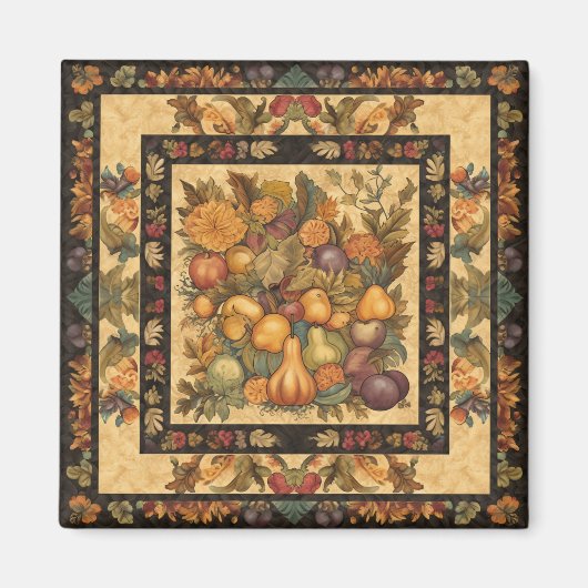 Cornucopia Patterned Magneet (Voorkant)