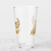 Cornucopia, pompoenen en zonnebloemen glas (Rechts)
