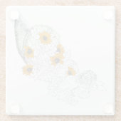 Cornucopia Sunflower Pumpkins Glazen Onderzetter (Achterkant)