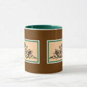 Cornucopia Thanksgiving Art Coffee Mok (Midden)