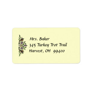 Cornucopia Thanksgiving Art Etiket