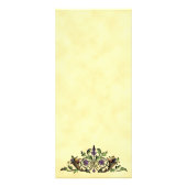 Cornucopia  Thanksgiving Rack Kaart Sjabloon (Voorkant)