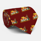 Cornucopia Thanksgiving Stropdas (Opgerold)