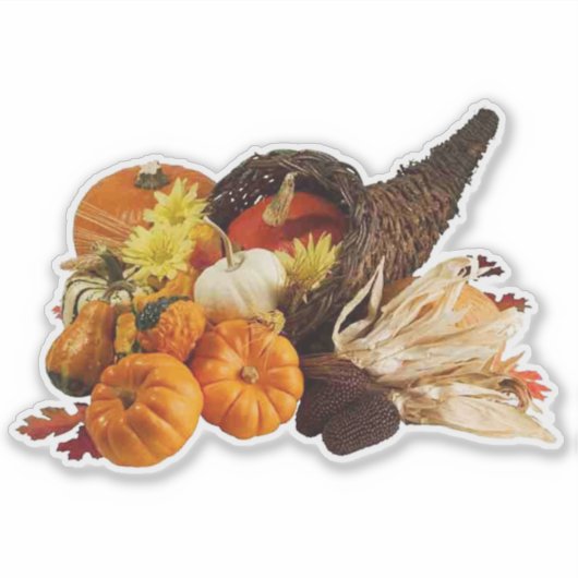 Cornucopie 2 sticker (Voorkant)