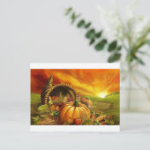 cornucopie briefkaart (Staand voorkant)