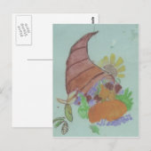 Cornucopie Briefkaart (Voorkant / Achterkant)