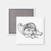 cornucopie magneet (Voorkant / Achterkant)