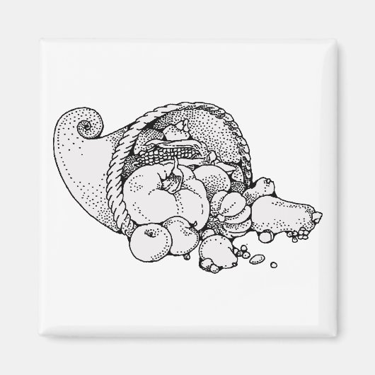 cornucopie magneet (Voorkant)