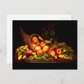 Cornucopie met appels briefkaart (Voorkant / Achterkant)