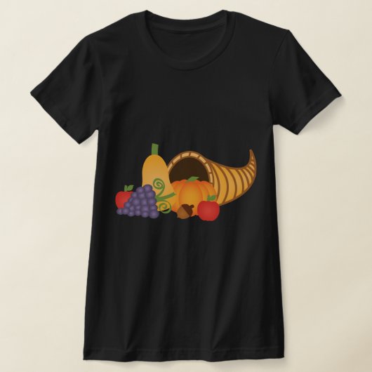 Cornucopie met rijke kleuren t-shirt (Laagn)