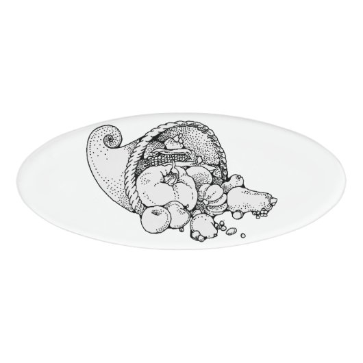 cornucopie naambadge (Voorkant)