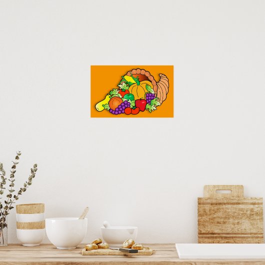 Cornucopie! Poster (Keuken)