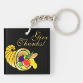 Cornucopie Sleutelhanger (Achterkant)