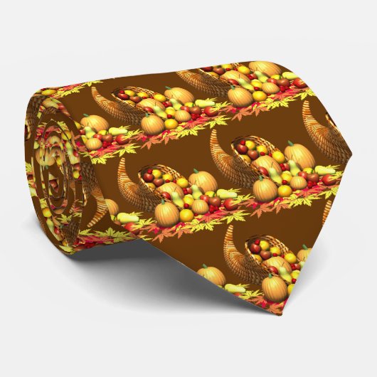 Cornucopie Stropdas (Opgerold)