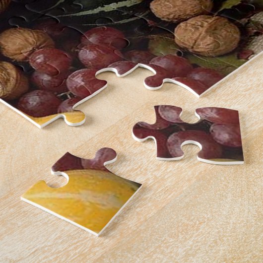 Cornucopie Thanksgiving Puzzle Legpuzzel (Zijkant)