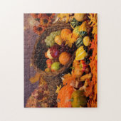 Cornucopie Thanksgiving Puzzle Legpuzzel (Verticaal)