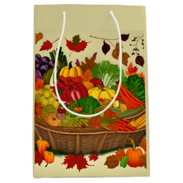 Cornucopie vol groenten medium cadeauzakje