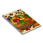 Cornucopie vol groenten notitieboek (Rechterzijde)