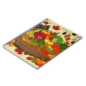 Cornucopie vol groenten notitieboek (Linkerzijde)