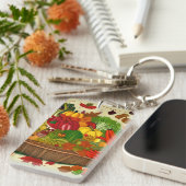 Cornucopie vol groenten sleutelhanger (Voorkant Rechts)