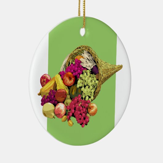 Cornucopiornament Keramisch Ornament (Rechts)