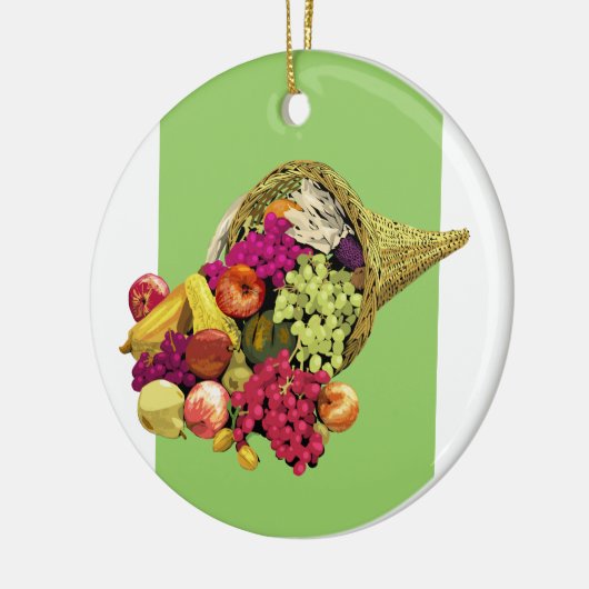 Cornucopiornament Keramisch Ornament (Links)