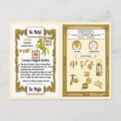 Cornum - Brass Horn Unicorn Game Kaart (Achterkant)