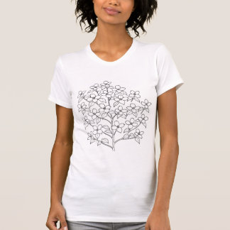Cornus florida - bloeiende kornoelje - inheems Pla T-shirt