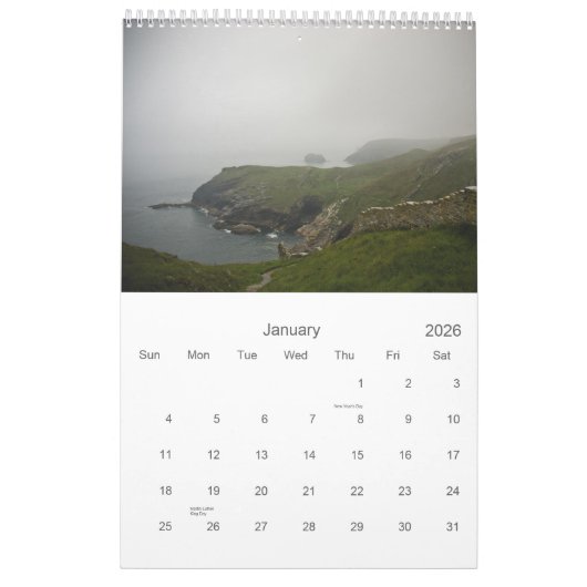 Cornwall Agenda 2011 Kalender (Jan 2026)