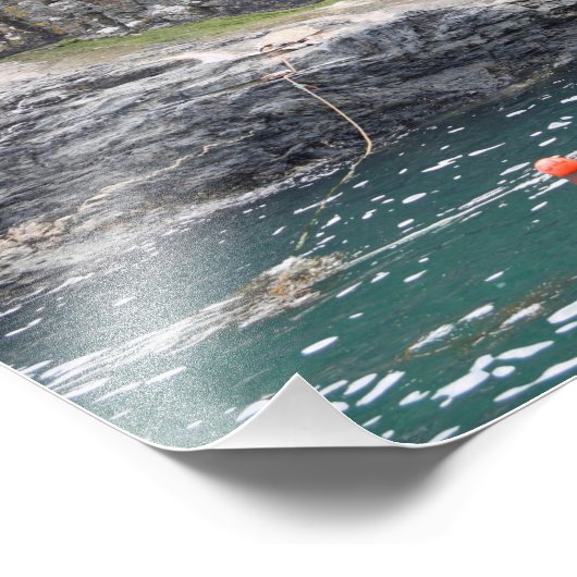 Cornwall-boot Foto Afdruk (Hoek)
