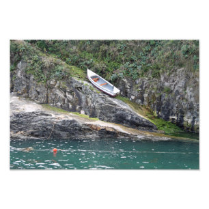 Cornwall-boot Foto Afdruk