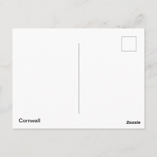 Cornwall Briefkaart (Achterkant)