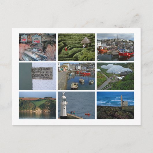 Cornwall Briefkaart (Voorkant)