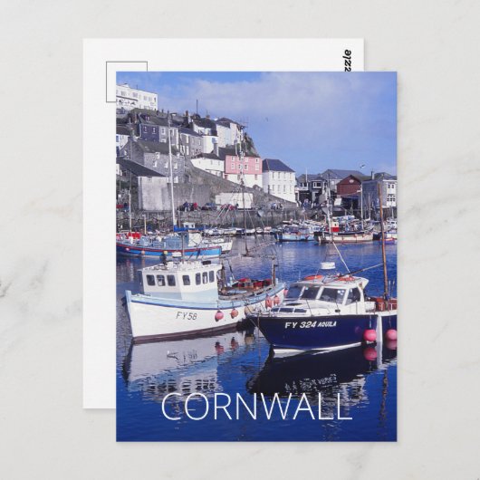 Cornwall Briefkaart (Voorkant / Achterkant)