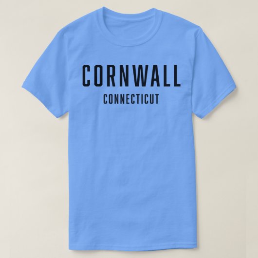 Cornwall Connecticut T-shirt (Design voorkant)