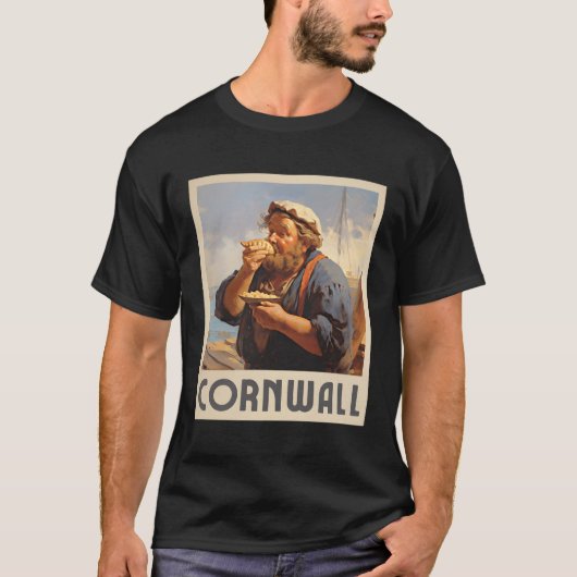 Cornwall Cornish Eten Pasty Cornwall T-shirt (Voorkant)