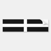 Cornwall - Cornish Flag / St. Piran Bumpersticker (Voorkant)