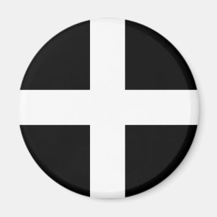 Cornwall - Cornish Flag / St. Piran Magneet