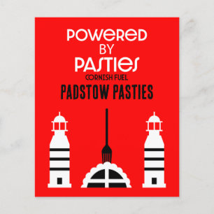 Cornwall Cornish Pasties Engels eten Flyer