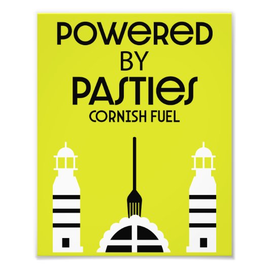 Cornwall Cornish Pasties Engels eten Foto Afdruk (Voorkant)