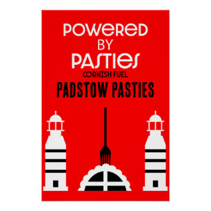 Cornwall Cornish Pasties Engels eten Perfect Poster