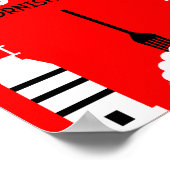 Cornwall Cornish Pasties Engels eten Poster (Hoek)