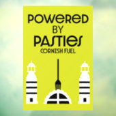 Cornwall Cornish Pasties Engels eten Raamsticker (Vel 3)