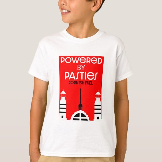 Cornwall Cornish Pasties Engels eten T-shirt (Voorkant)