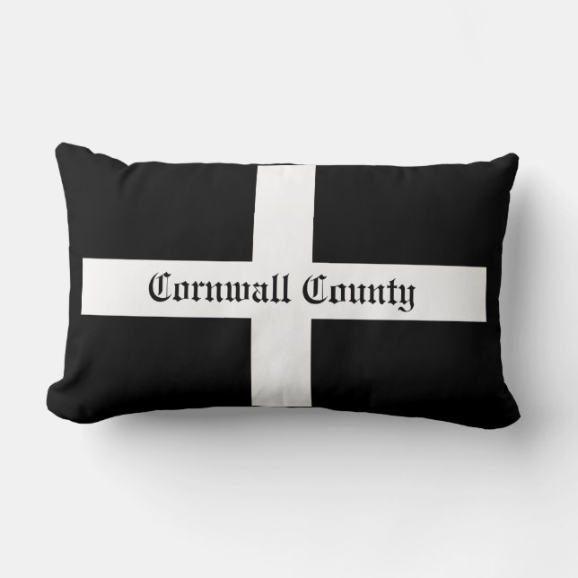 Cornwall County Flag Kussen (Voorkant)