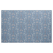 Cornwall Crustaceans Damask Blue Ultra Marine Stof (Fat Quarter)