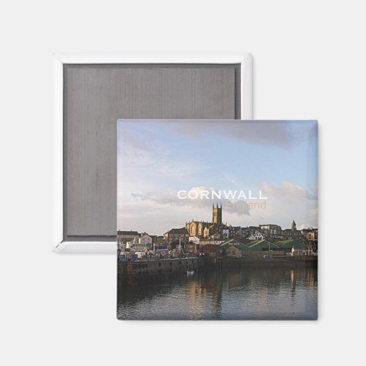 Cornwall Engeland Foto Souvenir Koelkast Magnet (Voorkant / Achterkant)