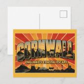Cornwall Engeland Kustontsnapping Briefkaart (Voorkant / Achterkant)